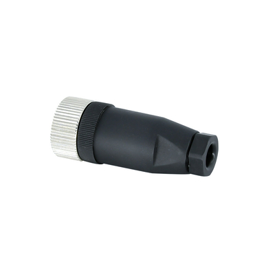 Straight Female M12 Waterproof Connector 17 Pin Plastic Assembly