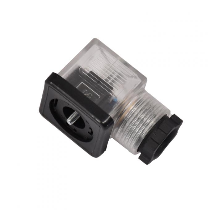 Custom Wholesale Female Joint Transparent Solenoid Valve DIN 43650 Rigoal Connector Factory 2