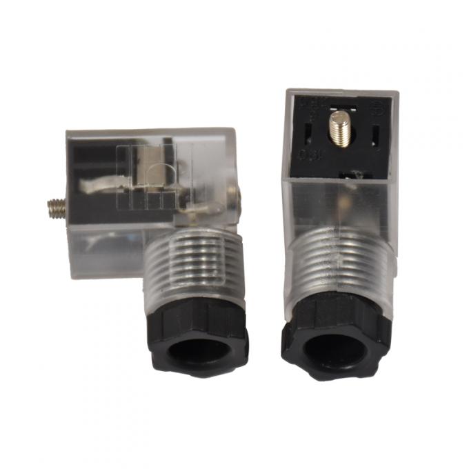 Custom Wholesale Female Joint Transparent Solenoid Valve DIN 43650 Rigoal Connector Factory 5